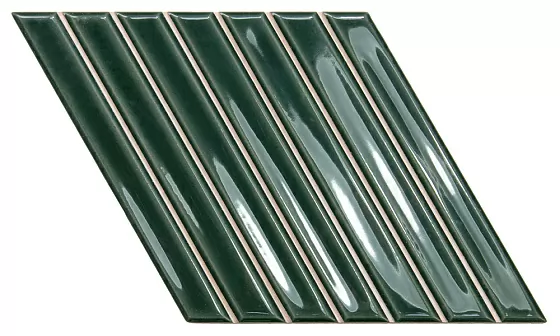Плитка 135016 Spike Bars A Royal Green Gloss 15x25,9