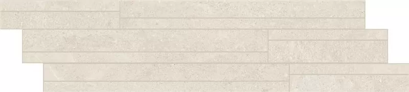 Керамогранит 767025 Elemental White Limestone Listello Sfalsato Mix 15x60