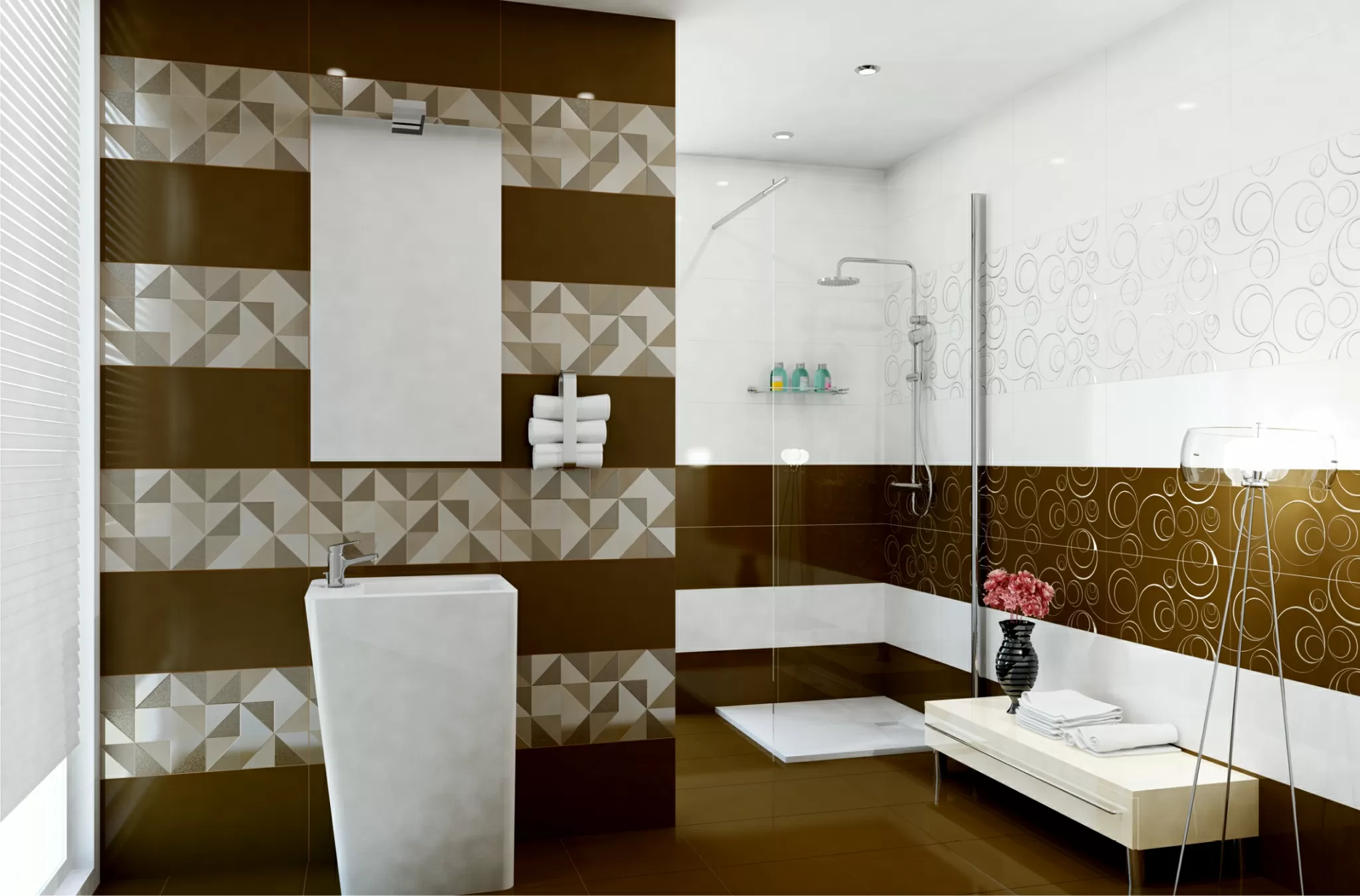 Плитка Decor Stella Geometrico Moca 63x31.5