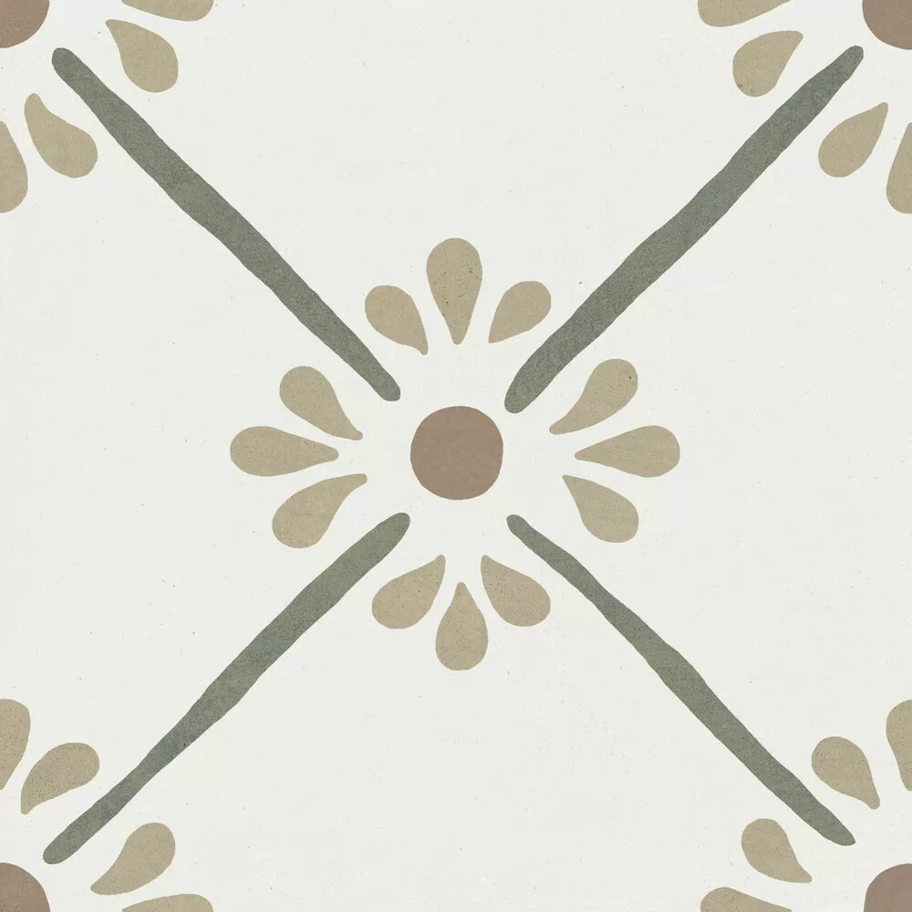 Керамогранит 37788 Provenza Green Flower/22,3 22,3x22,3