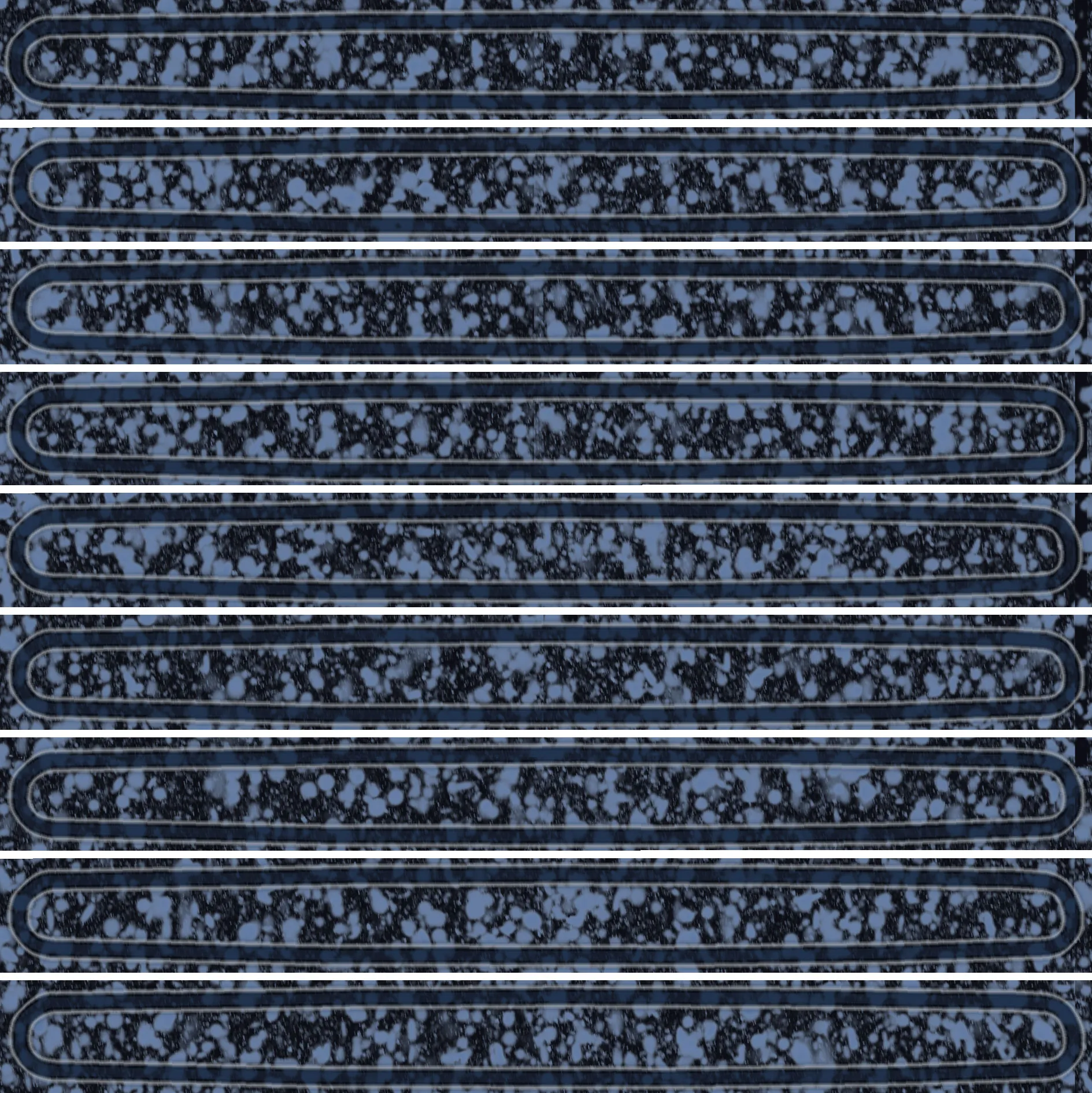 Плитка KMD2SOB004BN Декор чипсет Далия синий глянцевый 20x20x0,95