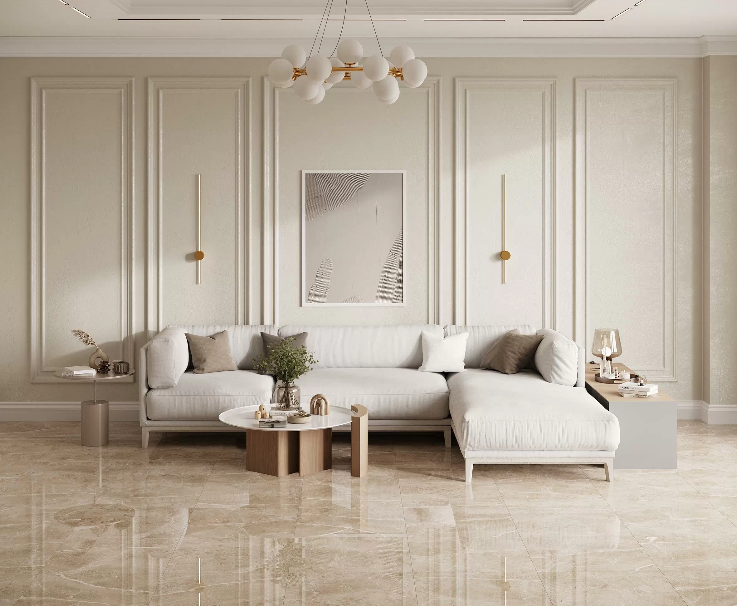 Керамогранит Obsidian Taupe Полированный 60x120