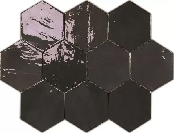 Плитка 122087 ZELLIGE HEXA GRAPHITE 10,8x12,4