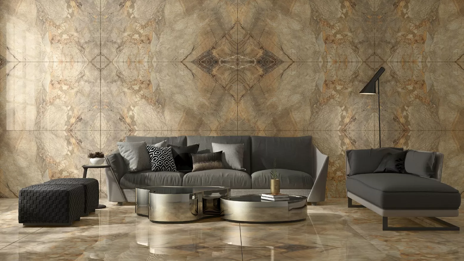 Керамогранит Breccia Sandy A Glossy 80x160