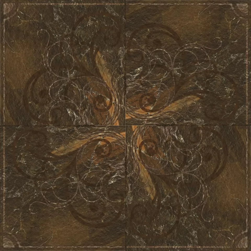 Керамогранит 58130 Rosone Classic Charcoal 80x80