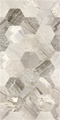 Плитка 0146 Istambul Grey Decor Mat 25x50