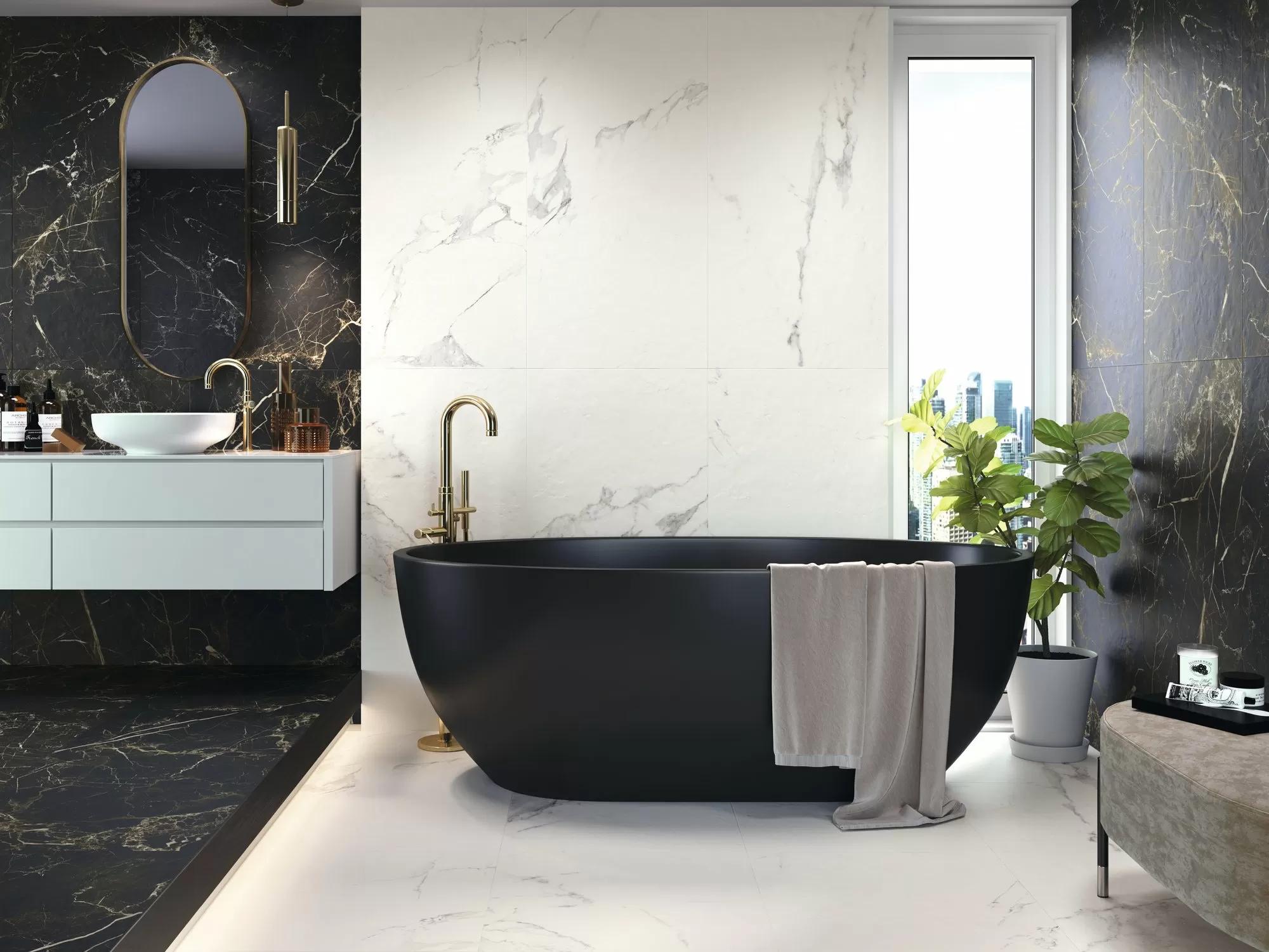 Керамогранит A036980 Night Lux Black Matt Rect 60x120