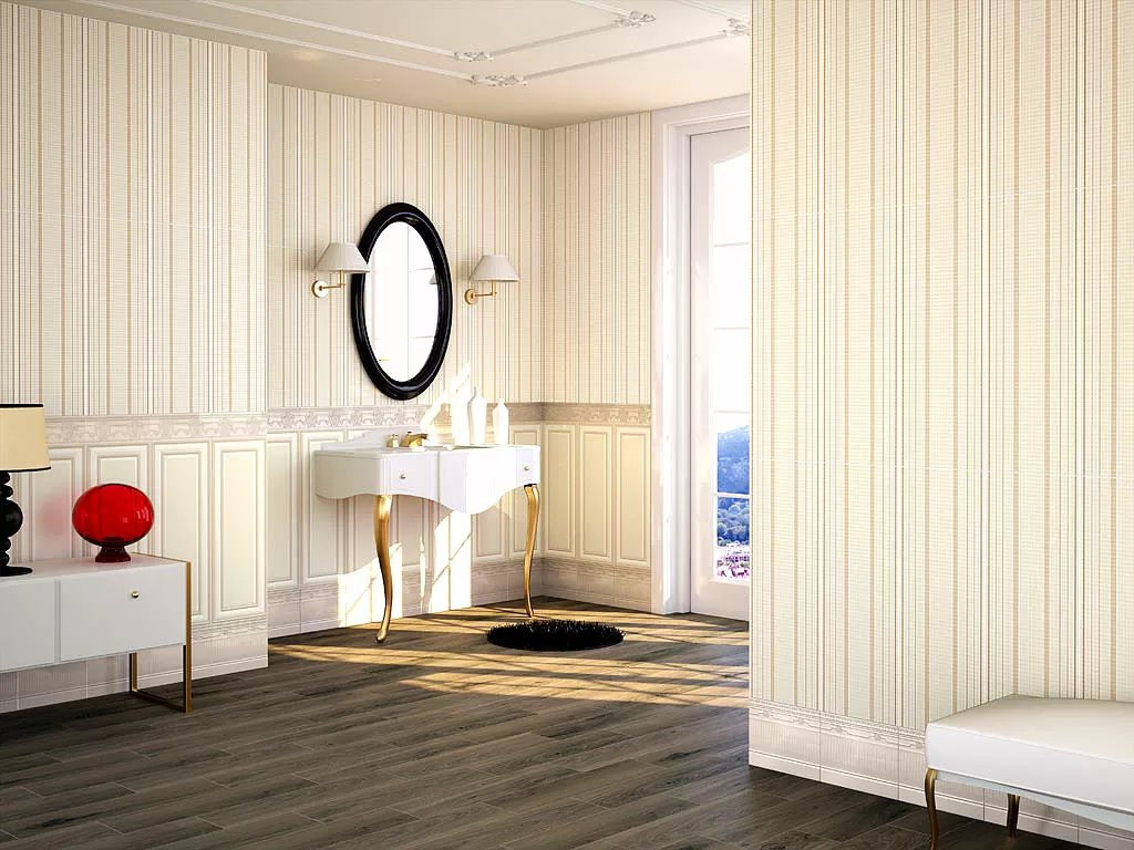 Плитка Loire Moldura Candes Ivory 5x25