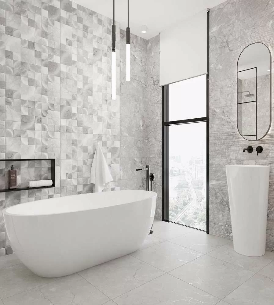 Керамогранит CR111 Miracle Silver carving 60x60