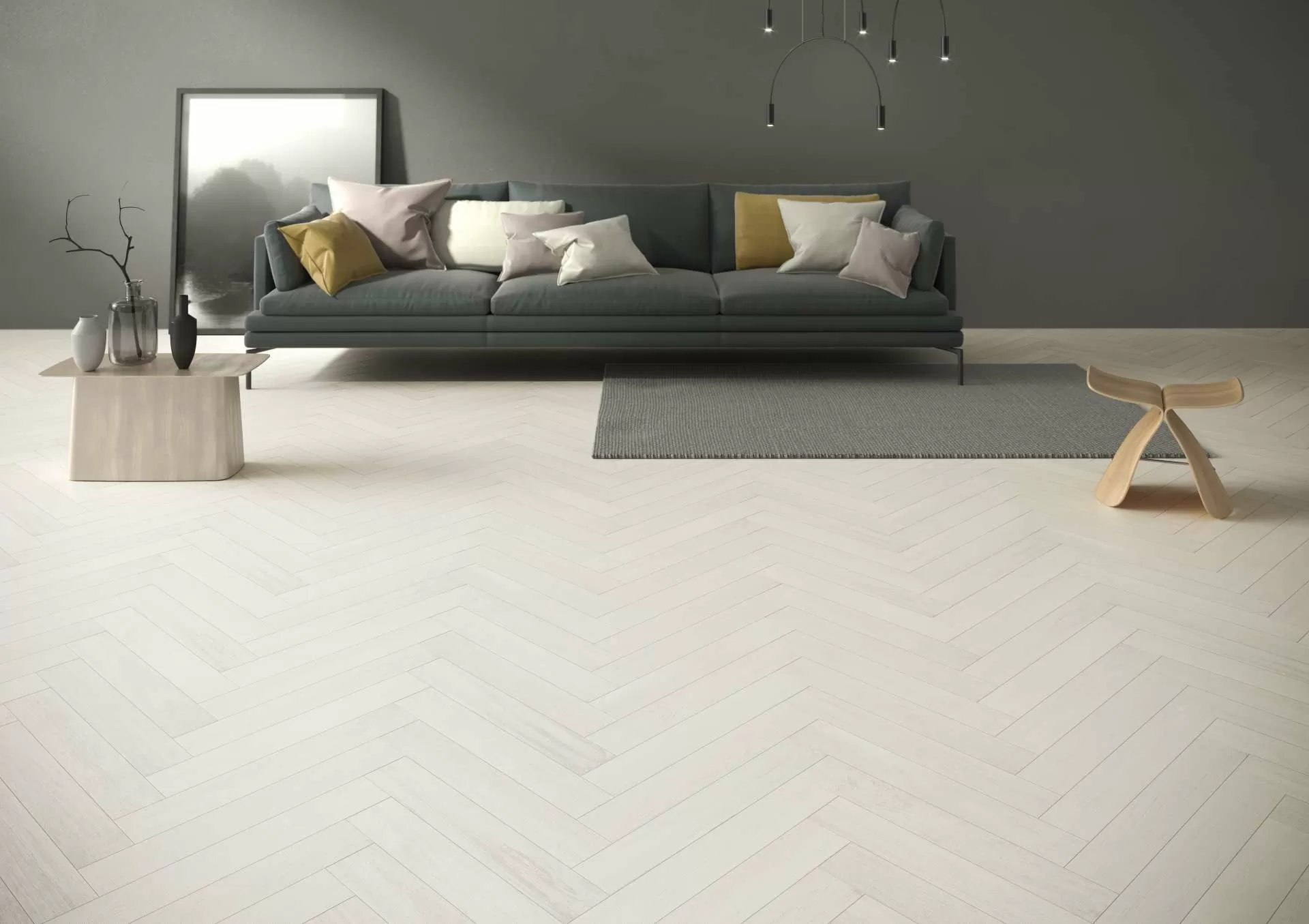 Керамогранит 21805 Argila Columbus White/60 9,8x59,2