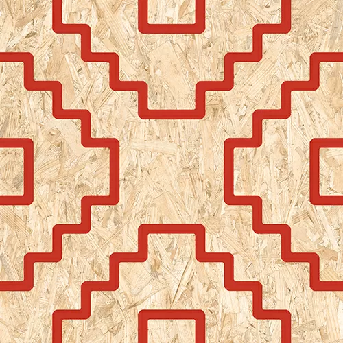 Керамогранит Seriaki-R Natural Rojo 59.3x59.3