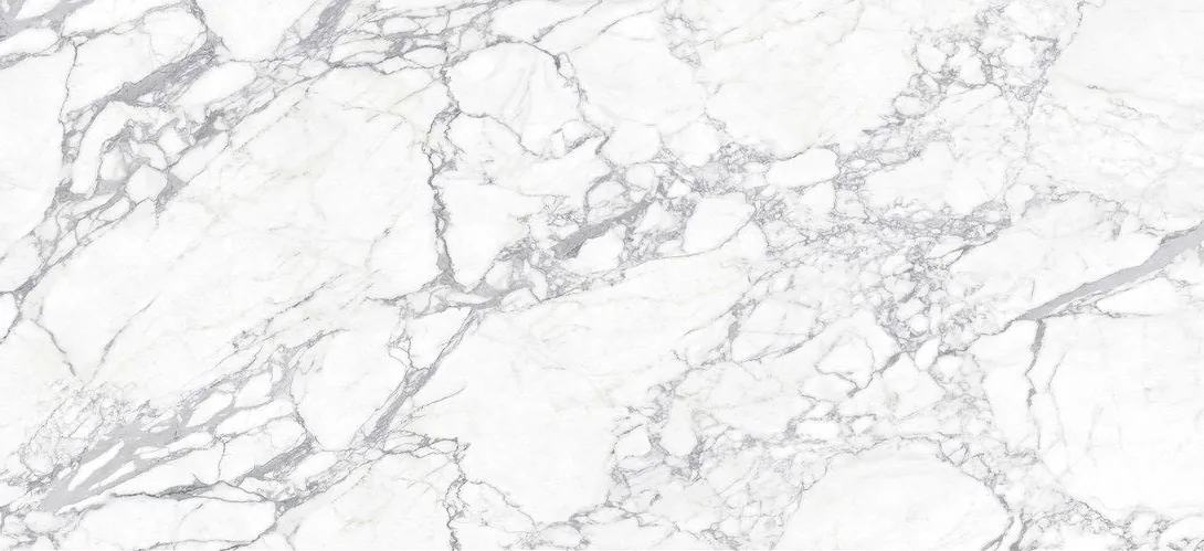 Керамогранит MN019AP281206 Statuario White Polished 6mm 120x280