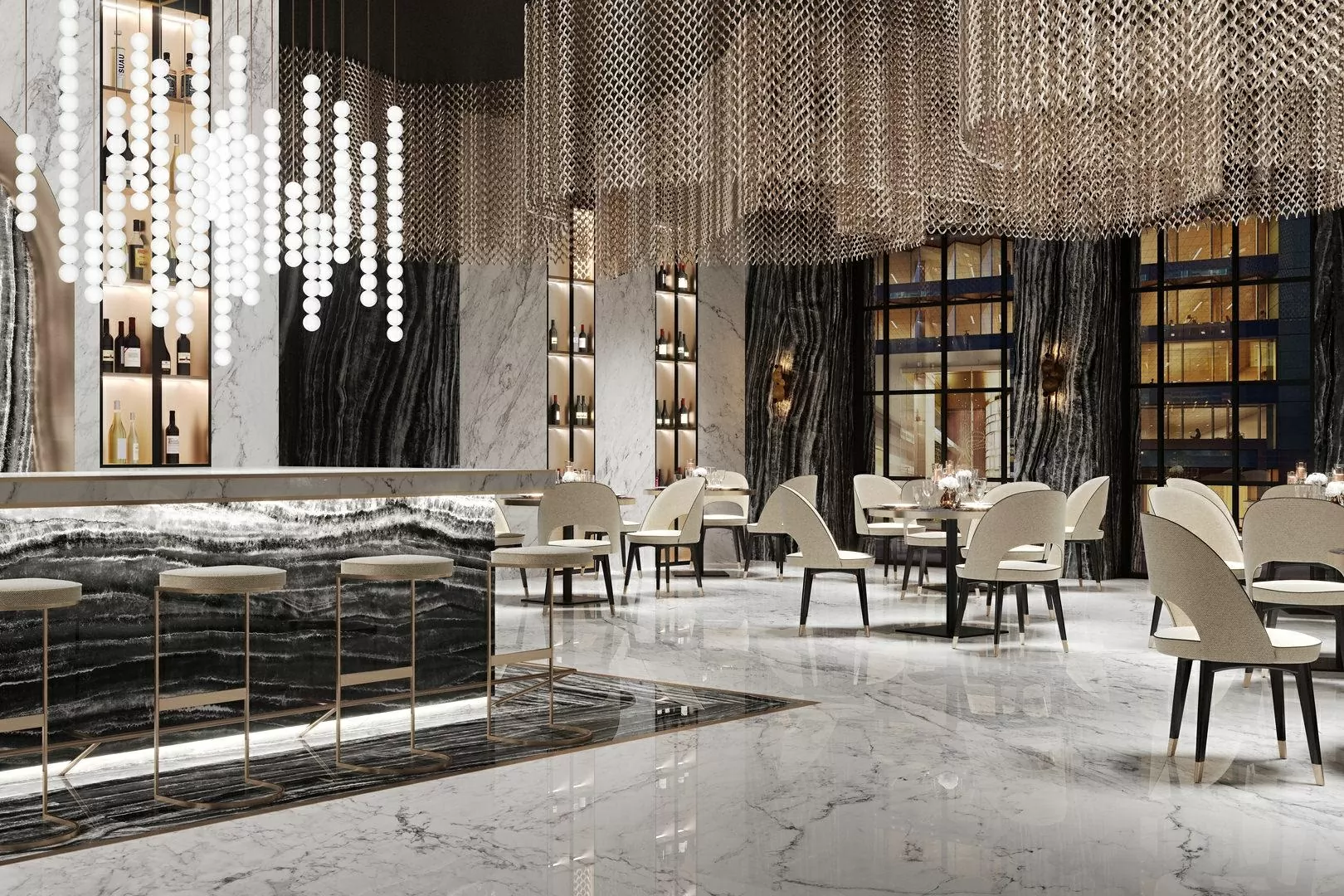 Керамогранит SG071802R Black Onyx лаппатированный 119.5x320х11