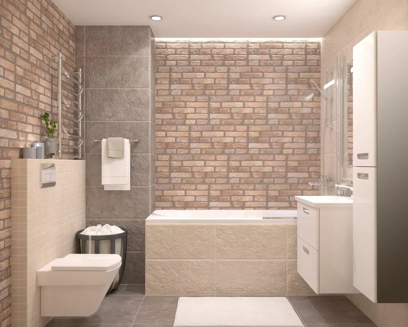 Керамогранит Loft чёрный 30х60