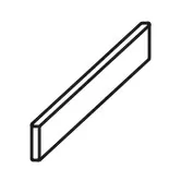 Керамогранит 610130005300 Экспо Уайт Плинтус 60x7.2