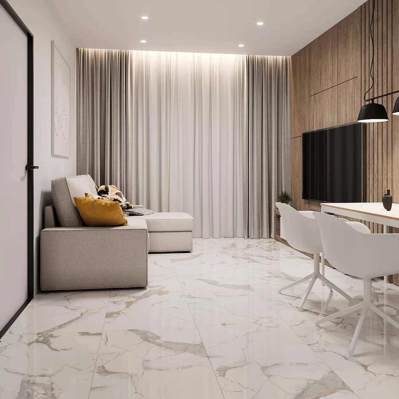 Керамогранит Eco Marble Oklay Gold 60x60