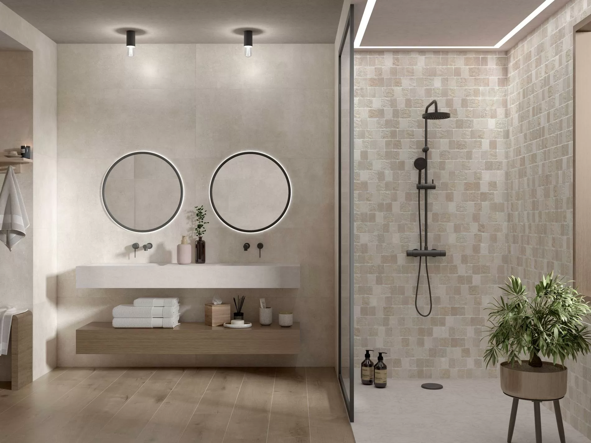 Керамогранит Es.Oldmanor Dark Matt Rect. 90x90