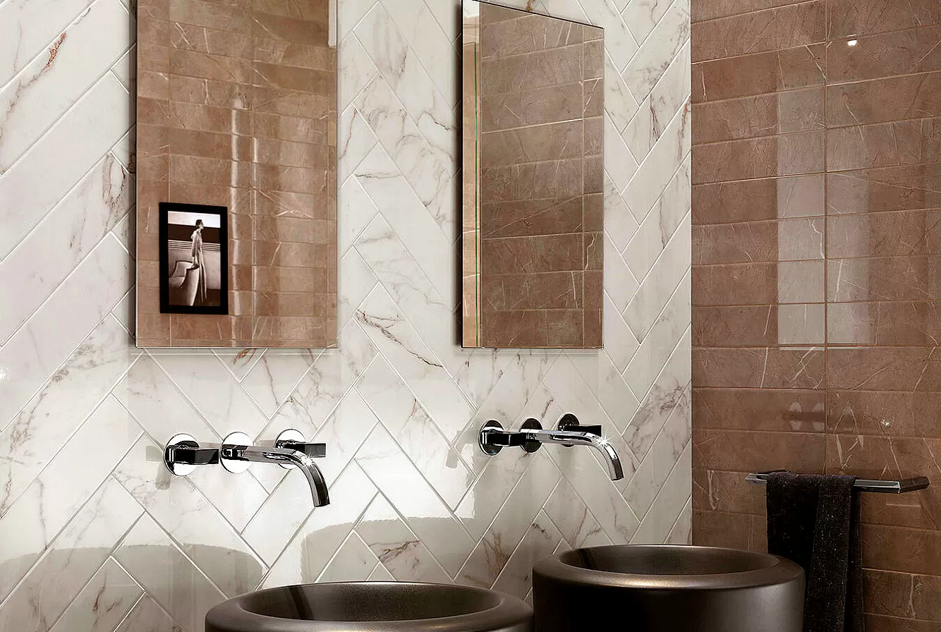 Плитка AZDA Brick White Bevel 8x31.5