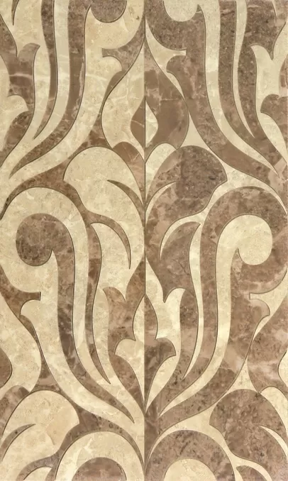 Плитка Saloni brown decor 01 30*50