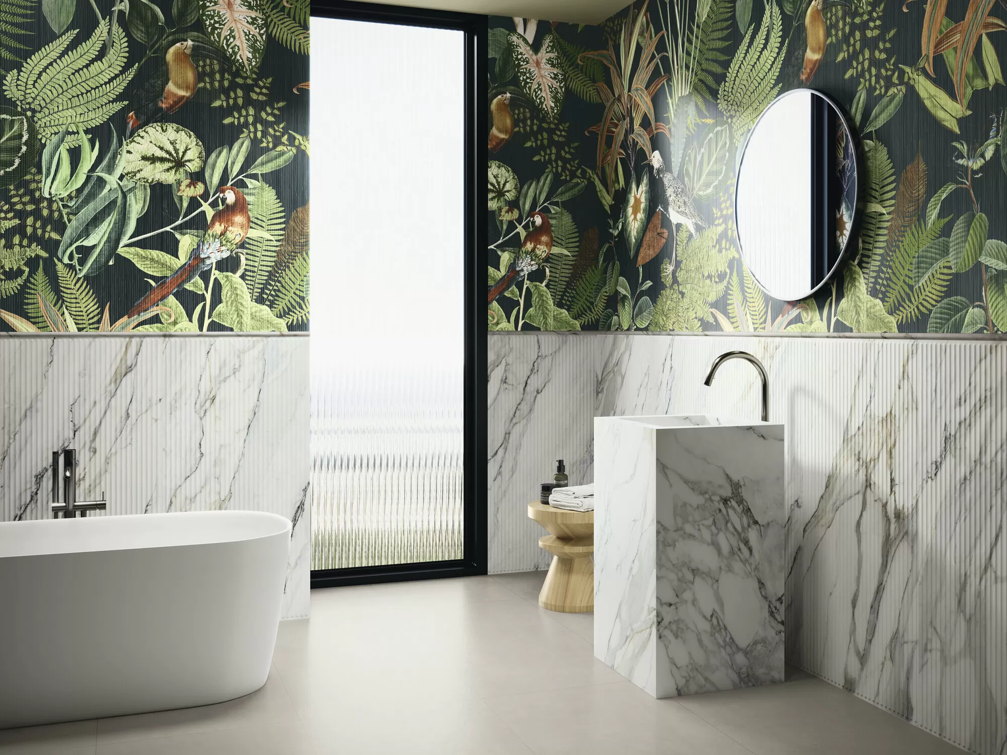 Керамогранит A041145 Arabescato Clover Green Matt Rect 60x120