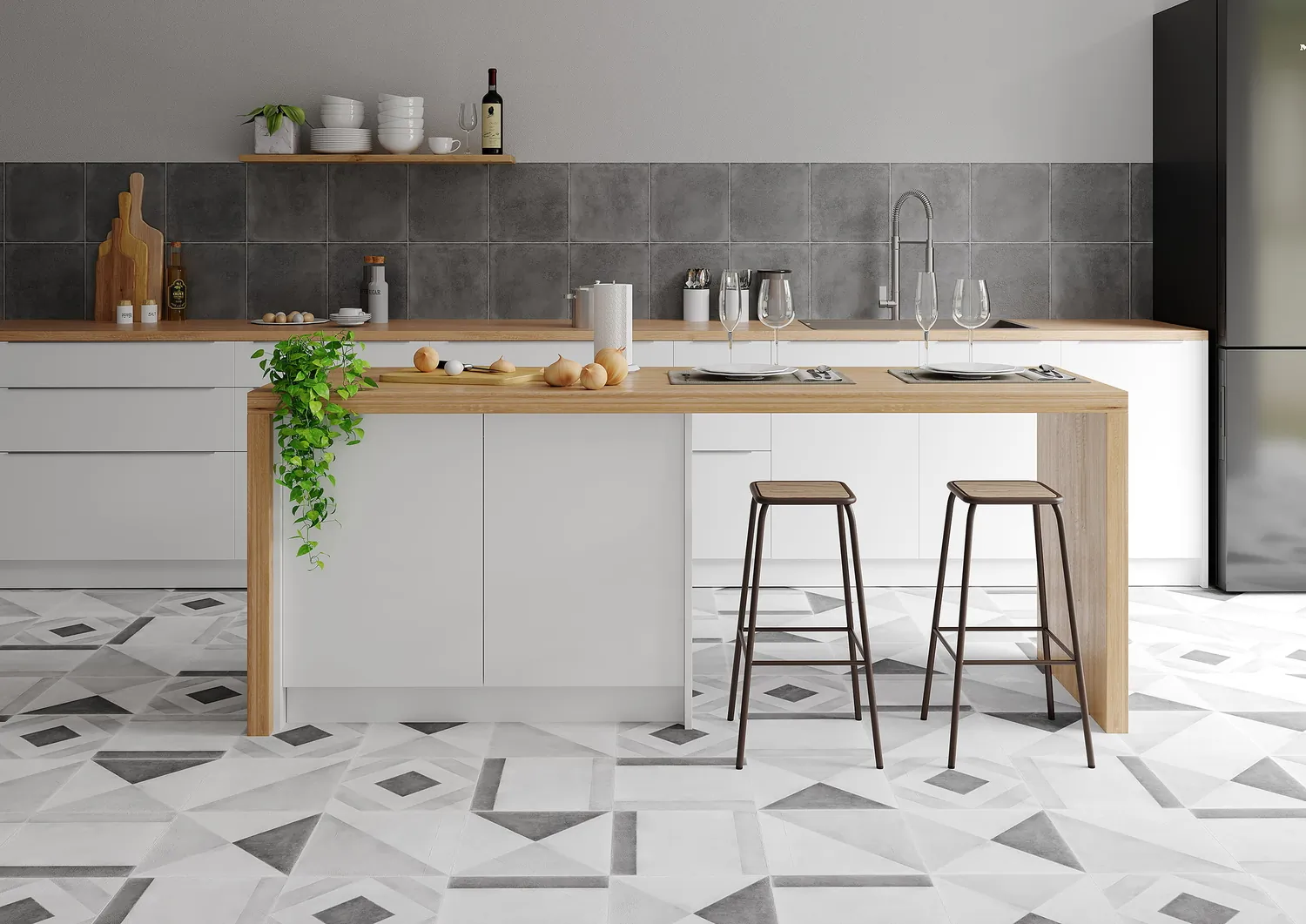 Керамогранит MO4A093 Motley серый 29,8x29,8