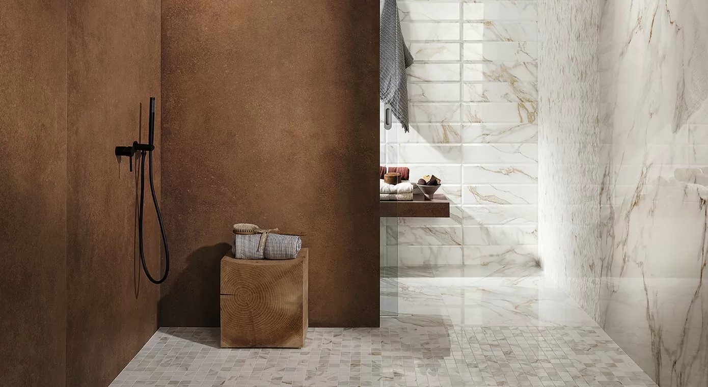 Плитка fQNI Roma Gold Carrara Superiore Brillante 30,5x56
