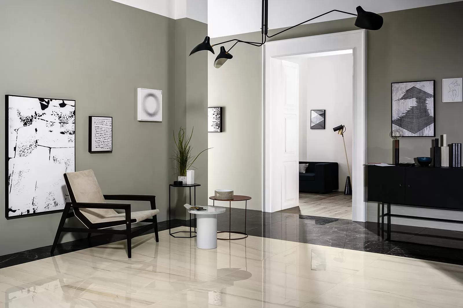 Керамогранит MMH4 Allmarble Lasa Silk 30x120