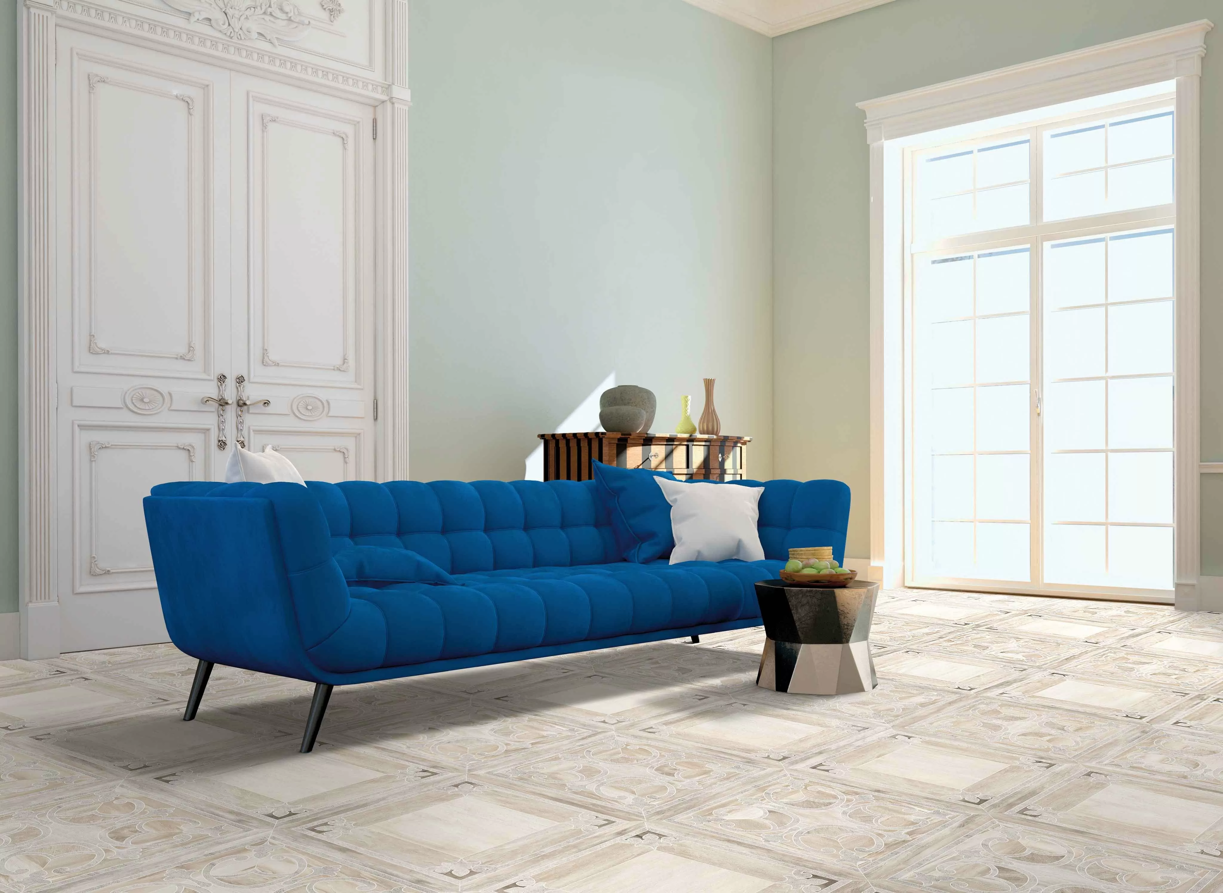 Керамогранит СП002 POLIS MAJESTIC 21283 King Argento 60*60