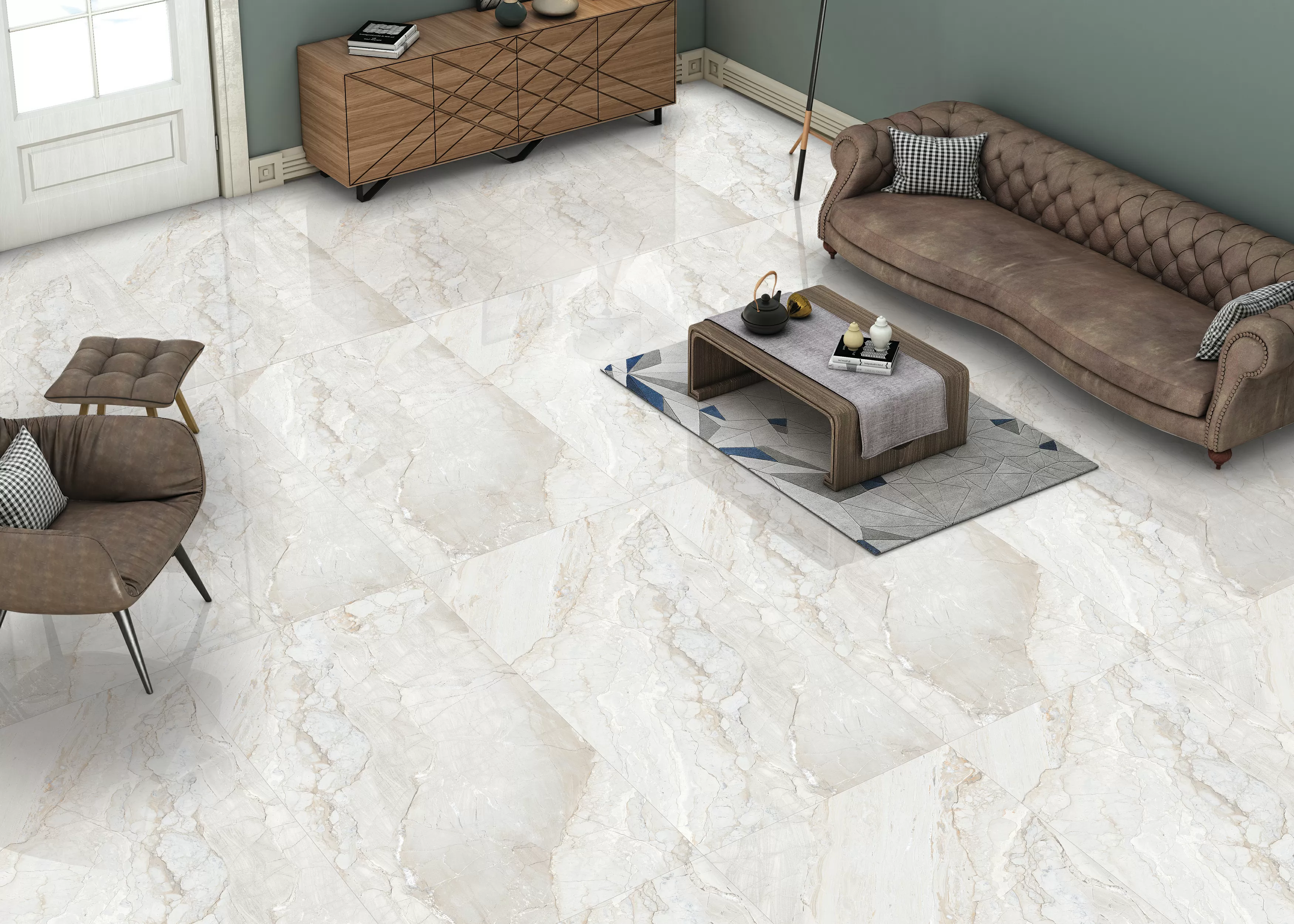 Керамогранит NTT99508P Gravel White 60x120