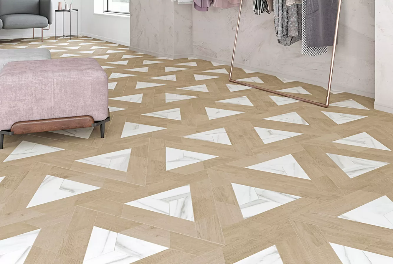 Керамогранит 120281 TRAPEZIUM WOOD LIGHT 9.8x23
