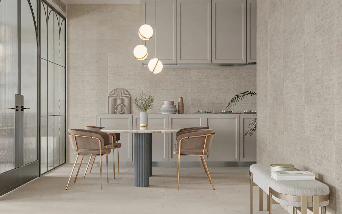 Керамогранит Cement Stone White Lapp 60x120