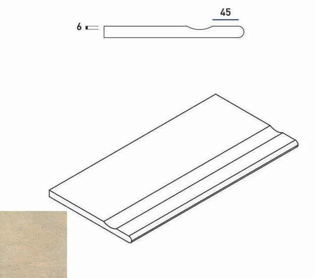Керамогранит 620090000246 SAND BORDO SVASATO ROUND 30x60