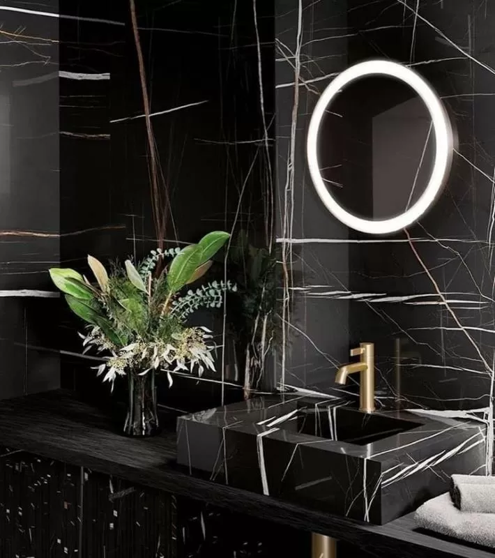 Керамогранит Kristal Nox Black Parlak Nano Rectified 60x120