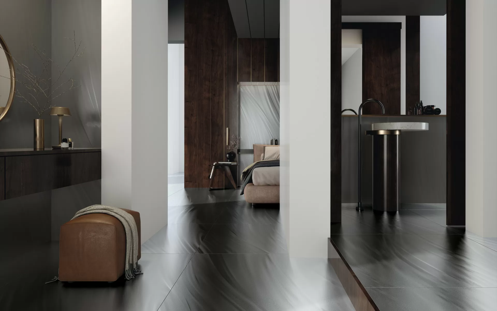 Керамогранит IG6P310538 Luce Black 100x300