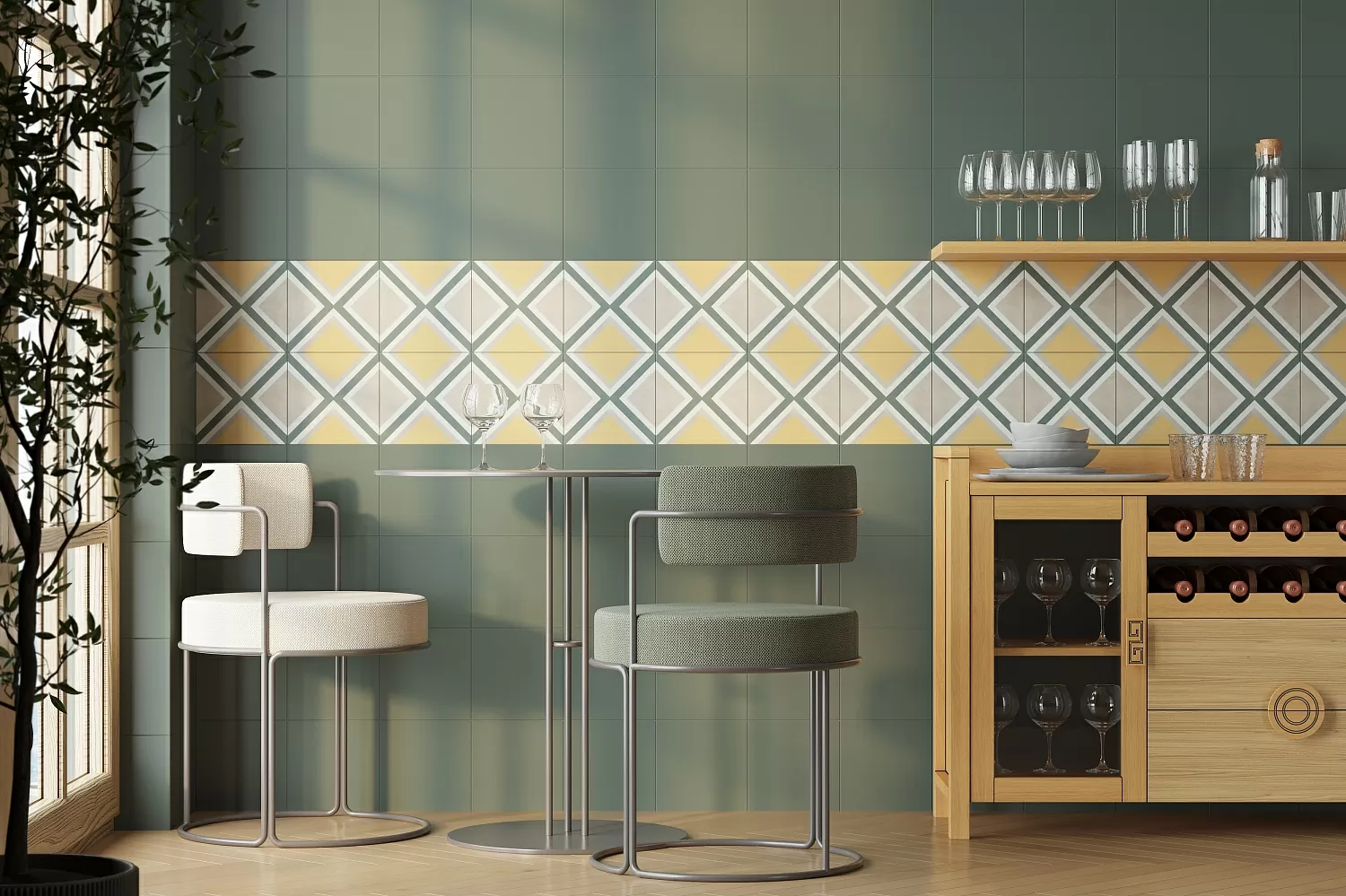 Керамогранит DB_012 Poly Mustard 20х20