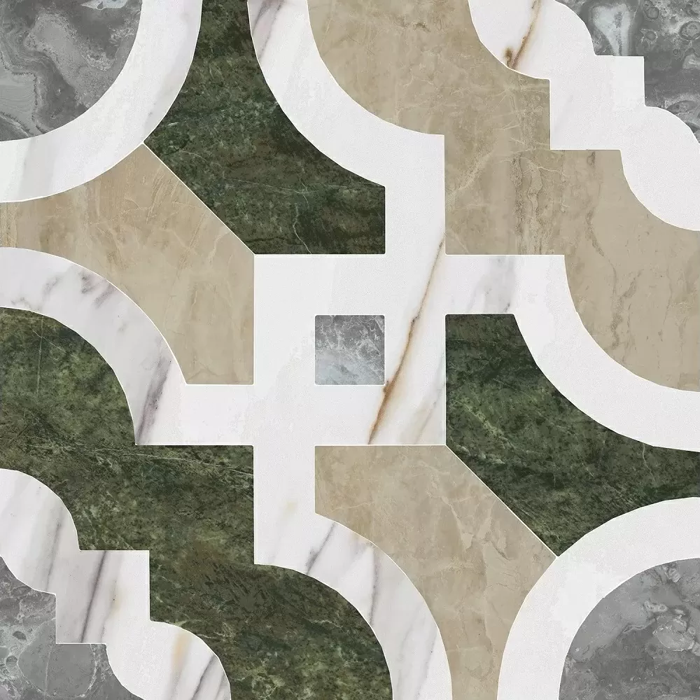 Керамогранит ID172 Декор Риальто Нобиле наборный лаппатированный 30x30x0,9