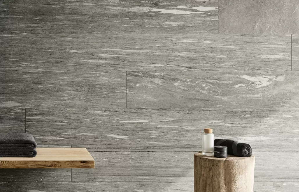 Керамогранит 610130004601 Skyfall Неро Смеральдо Плинтус Нат Рет 7,2x60