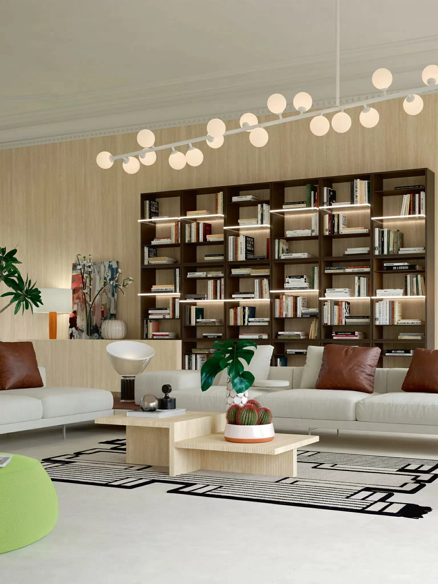 Керамогранит LAMF011870 Hado Travertino Bianco Bocciardato 1000x3000x5.6