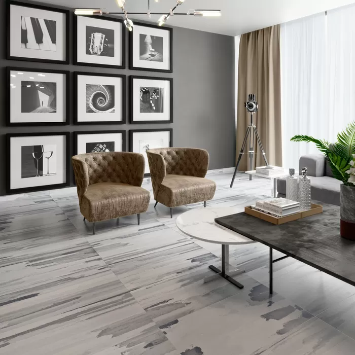 Керамогранит GO CRAZY GREY NATURAL 89,46x89,46