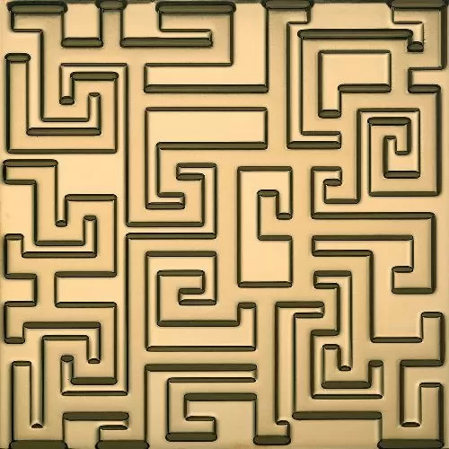 Плитка 261291 GREEK 3D PVD ORO 40х40