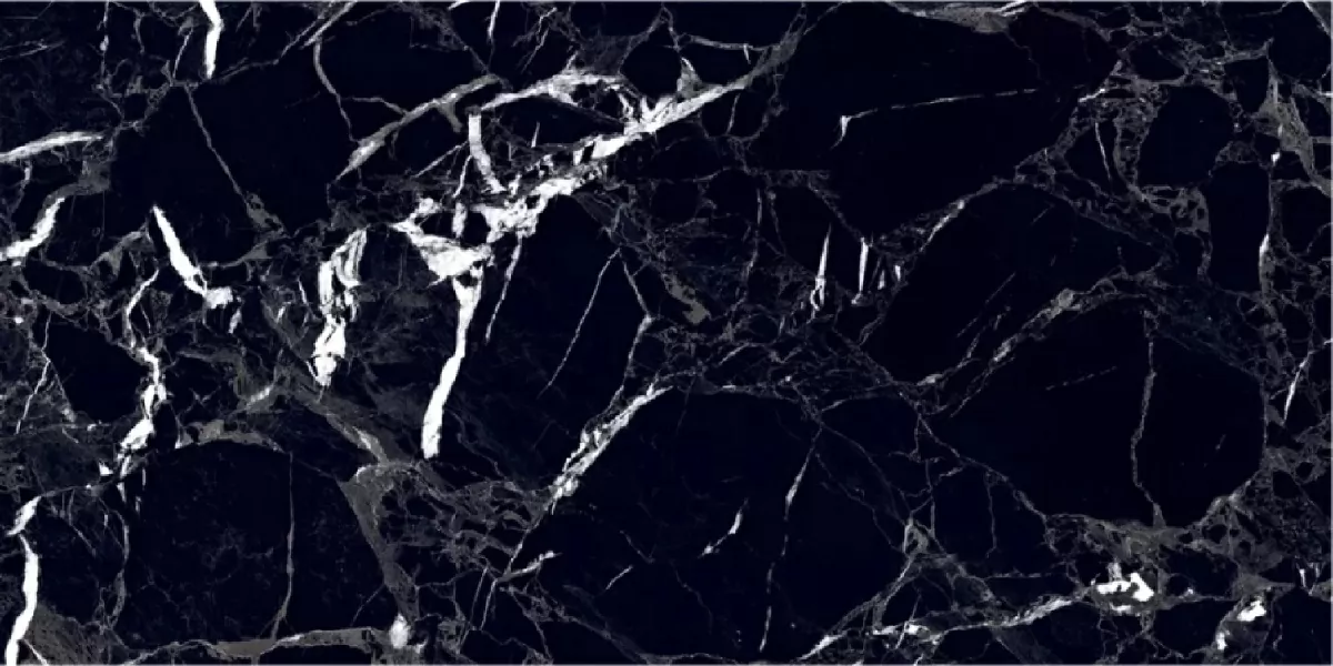 Керамогранит AM22-17 Ella Black High черный полированный 120х60