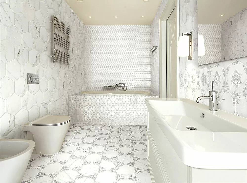 Керамогранит 18-006-12 Mosaico Canalgrande Hexagon Idr. 30x30