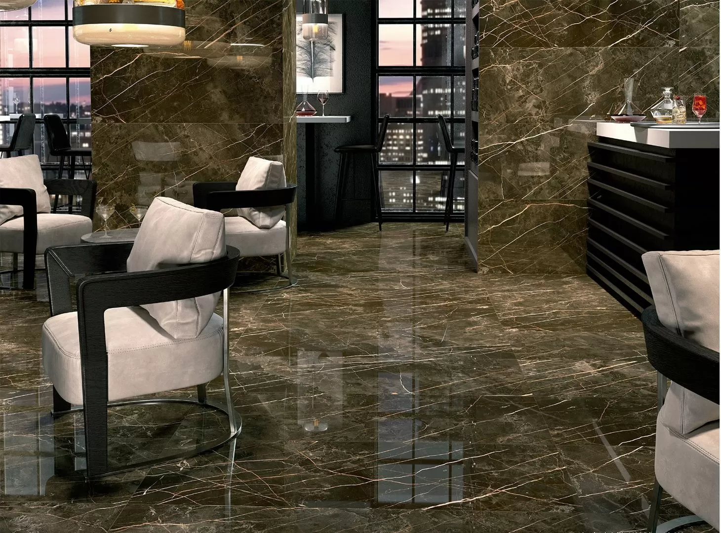 Керамогранит 1320 GRIS PULIDO RECT. 48*128