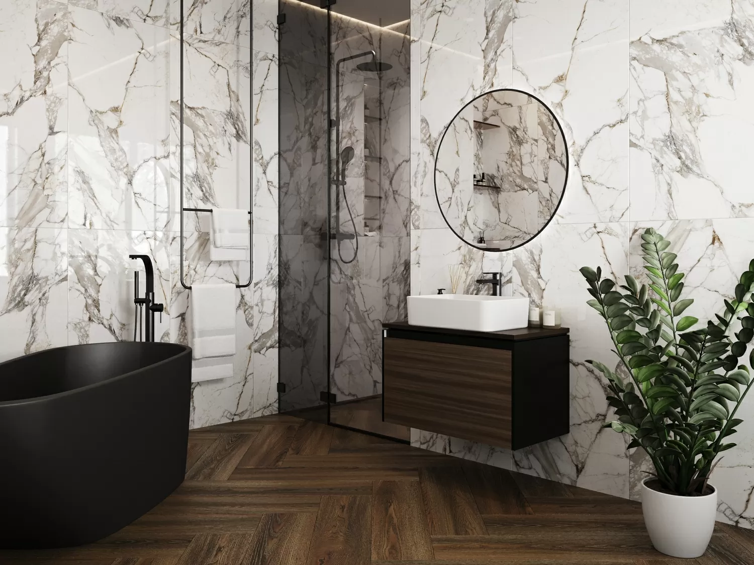 Керамогранит 17431 Silvia полированный белый ректификат 60x120