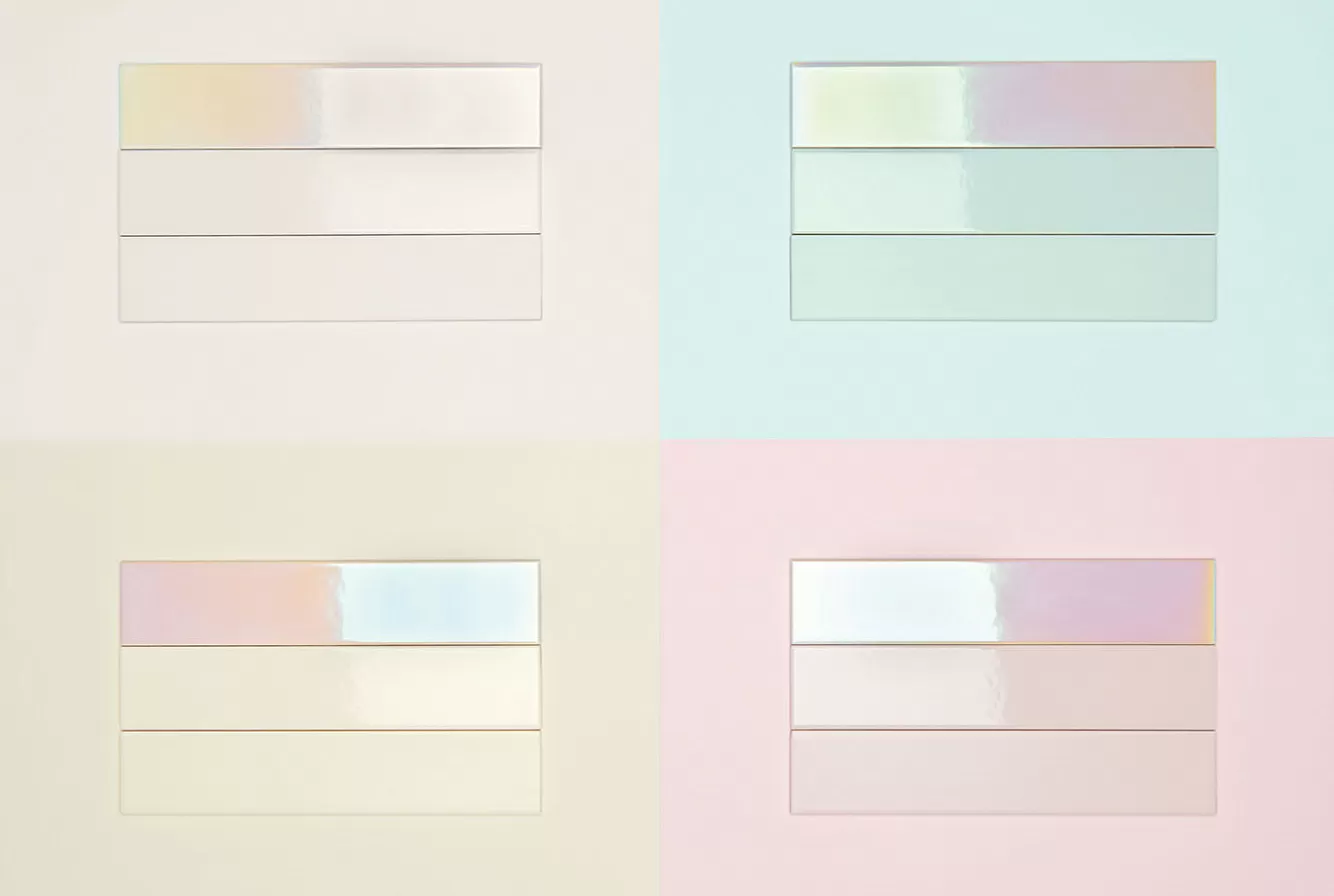 Плитка 4100729 Cream Hologram Mix 5x25