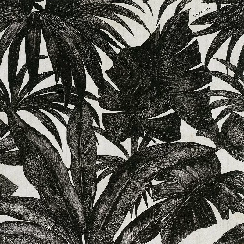 Керамогранит 0262768 Palme B Bianco/Nero 78x78