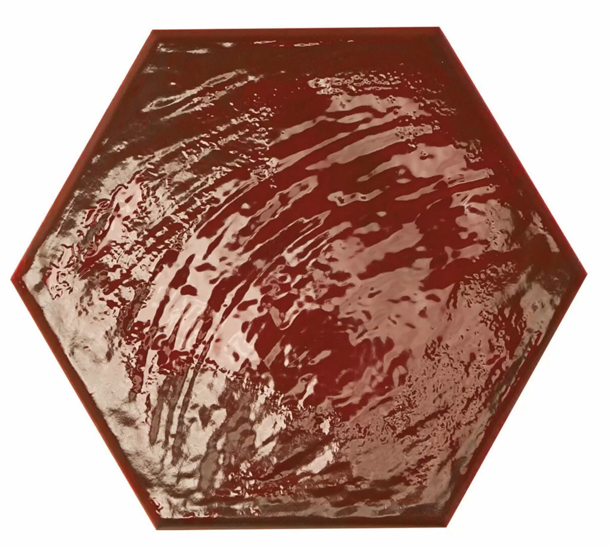 Керамогранит Rain Bordeaux Hex 19.8x22.8