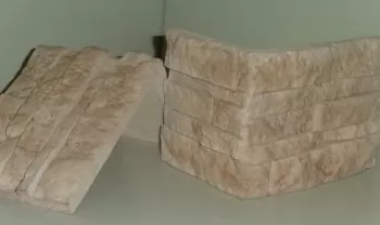 Искусственный камень Тузла 03 угол 20.5x14.5(18x12) x15x 15(25)
