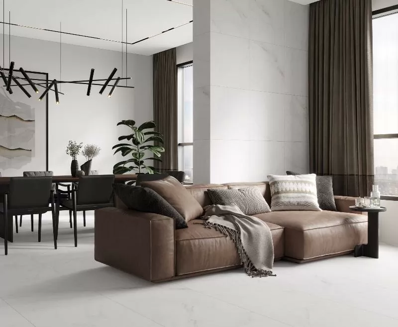 Керамогранит Tenderness белый матовый 60x60