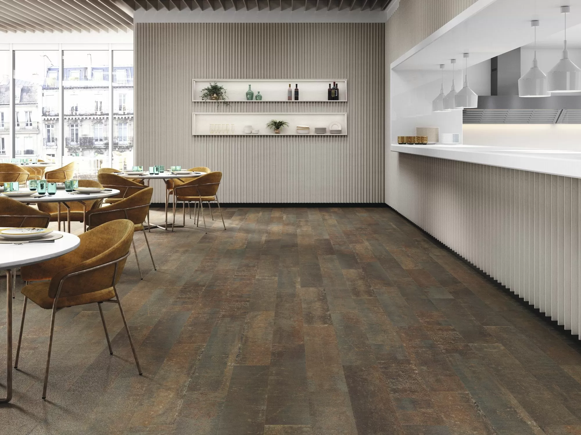 Керамогранит Oxiline Cobre Lapado 20x120